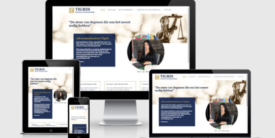 Wordpress website advocatenkantoor