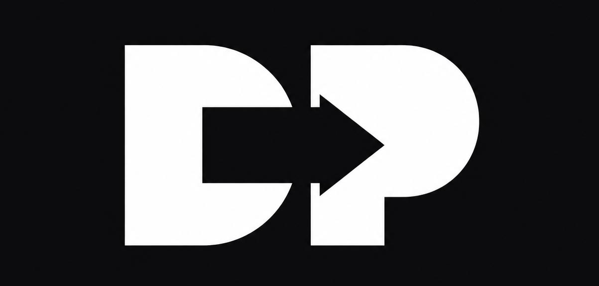 Voorbeeld van negatieve ruimte in logo-ontwerp, zoals de verborgen pijl in het FedEx-logo